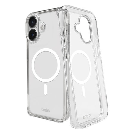 SBS - Case Light Mag with MagSafe for iPhone 16 Plus, transparent