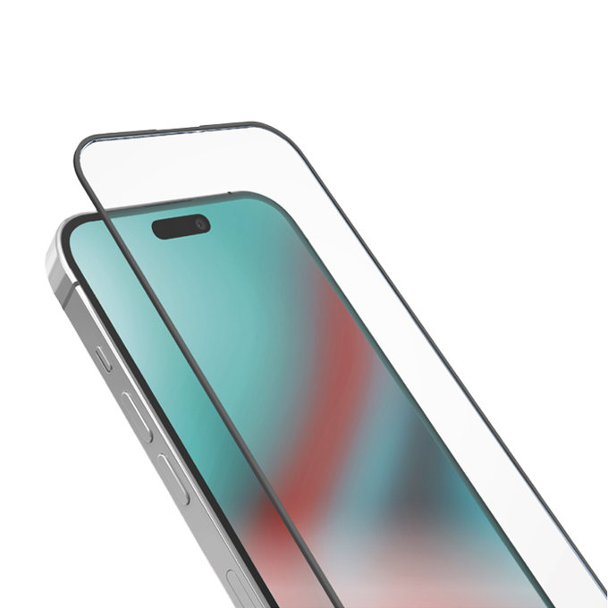 SBS - Tempered Glass Full Cover for iPhone 16 Pro Max, black