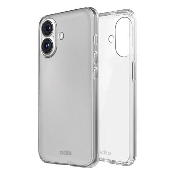 SBS - Case Skinny for iPhone 16 Plus, transparent