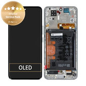 Honor 200 - LCD Display + Touch Screen + Frame + Battery (Emerald Green) - 0235AKHW Genuine Service Pack