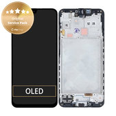 Samsung Galaxy A16 5G - LCD Display + Touch Screen + Frame (Blue Black) - GH82-36143A Genuine Service Pack