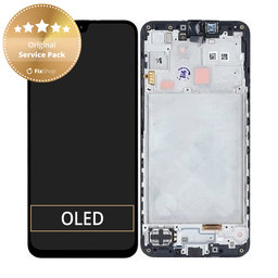 Samsung Galaxy A16 5G - LCD Display + Touch Screen + Frame (Blue Black) - GH82-36143A Genuine Service Pack