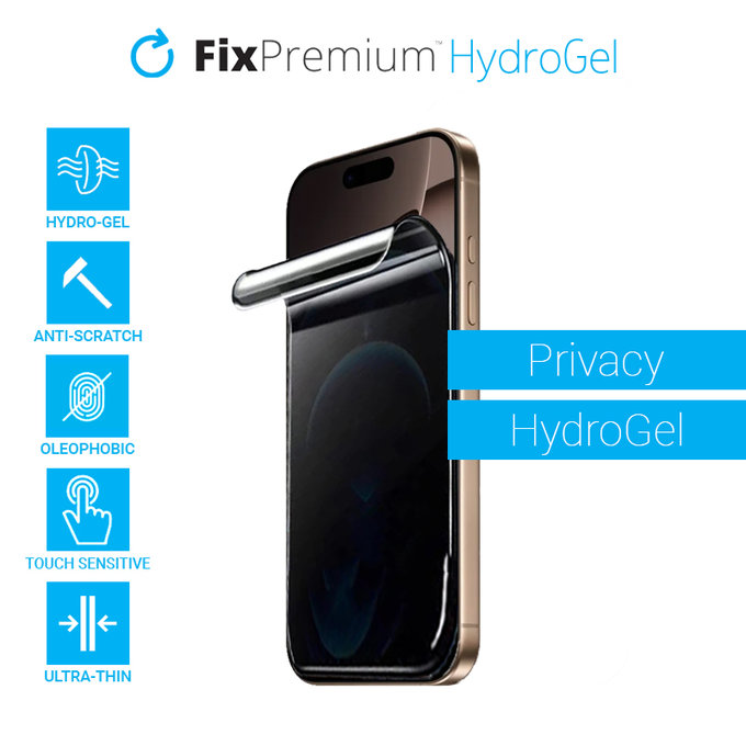 FixPremium - Privacy Screen Protector for Apple iPhone 16 Pro Max