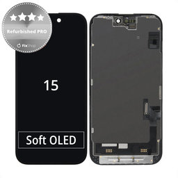 Apple iPhone 15 - LCD Display + Touch Screen + Frame Refurbished PRO