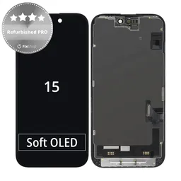Apple iPhone 15 - LCD Display + Touch Screen + Frame Refurbished PRO