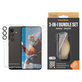 Bundle Hoops + Tempered Glass UWF + Hard Case D3O for Samsung Galaxy S24, PanzerGlass