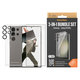 Bundle Hoops + Tempered Glass UWF + Hard Case D3O for Samsung Galaxy S24 Ultra, PanzerGlass