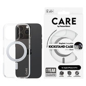 Kickstand Case with MagSafe for iPhone 16 Pro, Silver, CARE