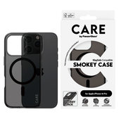 Smokey Case with MagSafe for iPhone 16 Pro, Black, CARE