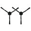 Xiaomi Dreame L20 Ultra, X20 Pro, X20 Plus - Side Brush (Black) - 2pcs