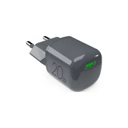 PURO - Charging Adapter MiniPro USB-C, GaN, 20W, black oyster
