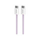 PURO - USB-C Cable / USB-C, 60W, Fabrik FABK4, 1,5 m, coraltastic