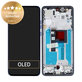 Motorola Edge 50 Neo - LCD Display + Touch Screen + Frame (Nautical Blue) - 5D68C28686 Genuine Service Pack