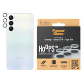 Camera Lens Protector Hoops for Samsung A25 5G, Light Blue, PanzerGlass