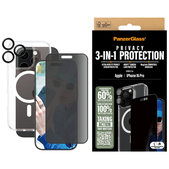 Bundle Hoops + UWF Tempered Glass + Hard Case for iPhone 16 Pro, PanzerGlass