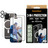 Bundle Hoops + UWF Tempered Glass + Hard Case for iPhone 16 Pro Max, PanzerGlass