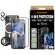 Bundle Hoops + UWF Tempered Glass + Hard Case + Magnetic Ring Mount for iPhone 16 Plus, PanzerGlass