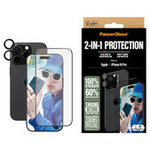 Bundle Hoops + UWF Tempered Glass for iPhone 16 Pro, PanzerGlass