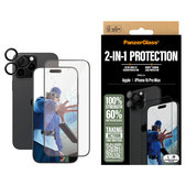 Bundle Hoops + UWF Tempered Glass for iPhone 16 Pro Max, PanzerGlass