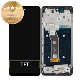 Motorola Moto G24, G24 Power - LCD Display + Touch Screen + Frame (Black) - 5D68C23810 Genuine Service Pack