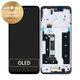 Motorola Moto G35 5G - LCD Display + Touch Screen + Frame (Black) - 5D68C28856 Genuine Service Pack