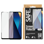 Tempered Glass UWF for Xiaomi Redmi 13C 5G, Black, SAFE by PanzerGlass