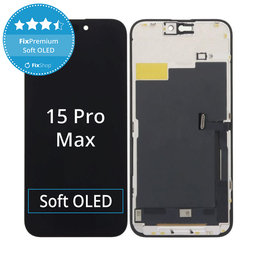 Apple iPhone 15 Pro Max - LCD Display + Touch Screen + Frame Soft OLED FixPremium