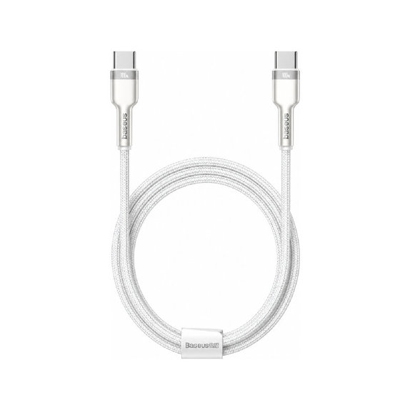 Baseus - Cable USB-C/USB-C, 1.5m, white