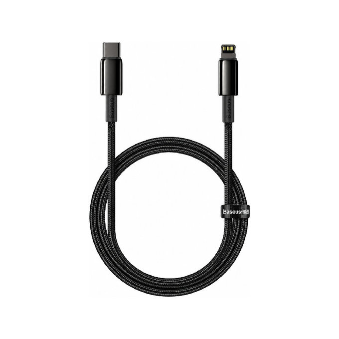 Baseus - Cable Lightning/USB-C, 1.5m, black