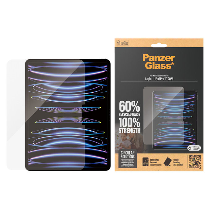 Tempered Glass UWF for iPad Pro 11'', Clear, PanzerGlass