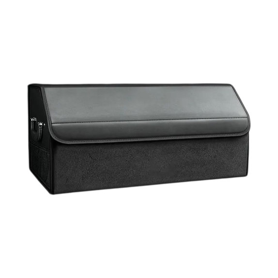 Large Capacity Leather Foldable Trunk Organizer for Car 75x31x31cm