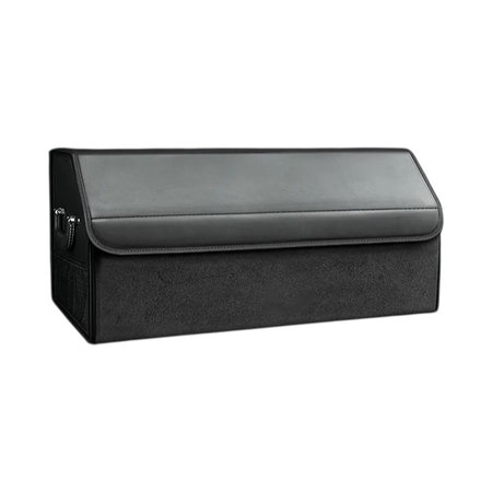 Large Capacity Leather Foldable Trunk Organizer for Car 75x31x31cm