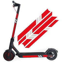 Xiaomi Mi Electric Scooter 1S, 2 M365, Essential, Pro, Pro 2 - Reflective Stickers (B)
