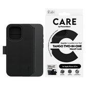 Wallet Tango Two-In-One Case with MagSafe for iPhone 16 Pro, Black, CARE