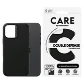 Double Defense Case for iPhone 16 Pro Max, Black, CARE