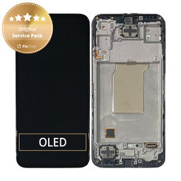 Samsung Galaxy M35 M356B - LCD Display + Touch Screen + Frame (Black) - GH82-35001A Genuine Service Pack