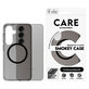 Case Smokey with Black QI for Samsung Galaxy S25, Black, PanzerGlass