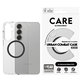 Case Urban Combat with Black QI for Samsung Galaxy S25+, Transparent, PanzerGlass