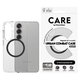 Case Urban Combat with Black QI for Samsung Galaxy S25, Transparent, PanzerGlass