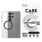 Case Urban Combat with Black QI for Samsung Galaxy S25 Ultra, Transparent, PanzerGlass
