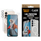 Bundle 3-in-1 for Samsung Galaxy S25, PanzerGlass