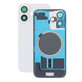 Apple iPhone 16 - Rear Housing Glass + Camera Lens + Metal Plate + Magsafe Magnet (White)