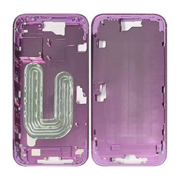 Apple iPhone 16 - Middle Frame + Power + Volume Buttons (Pink)