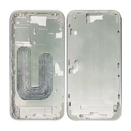 Apple iPhone 16 - Middle Frame + Power + Volume Buttons (White)