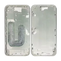Apple iPhone 16 - Middle Frame + Power + Volume Buttons (White)