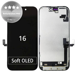 Apple iPhone 16 - LCD Display + Touch Screen + Frame Refurbished PRO