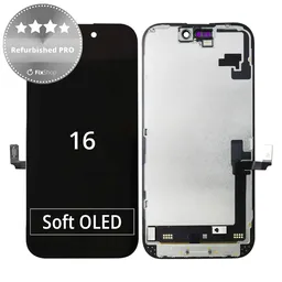 Apple iPhone 16 - LCD Display + Touch Screen + Frame Refurbished PRO