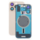 Apple iPhone 16 Pro - Rear Housing Glass + Camera Lens + Metal Plate + Magsafe Magnet (Desert Titanium)