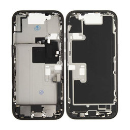 Apple iPhone 16 Pro - Middle Frame + Power + Volume Buttons (Black Titanium)