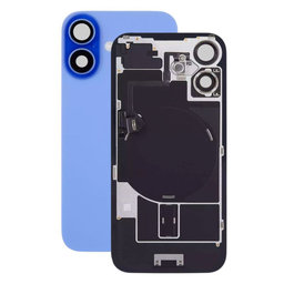 Apple iPhone 16 Plus - Rear Housing Glass + Camera Lens + Metal Plate + Magsafe Magnet (Ultramarine)